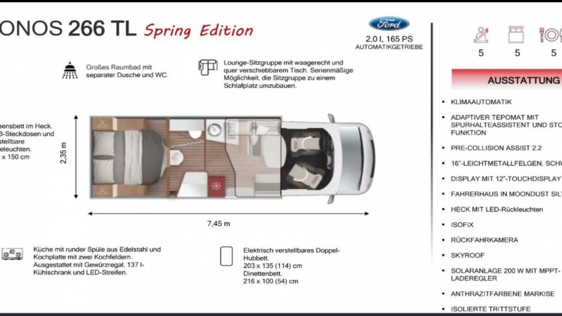 Trigano Roller Team Kronus 266 TL